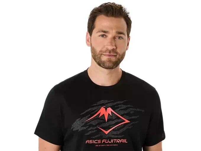 Top s krátkým rukávem a logem Fujitrail