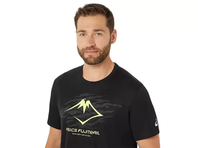 Top s krátkým rukávem a logem Fujitrail