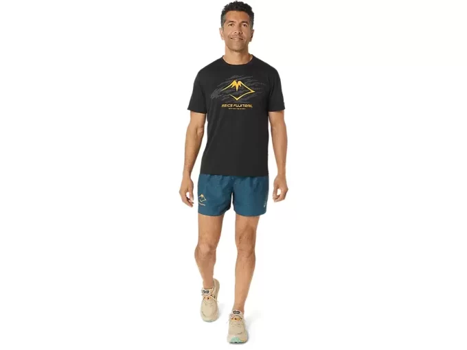 Top s krátkým rukávem a logem Fujitrail