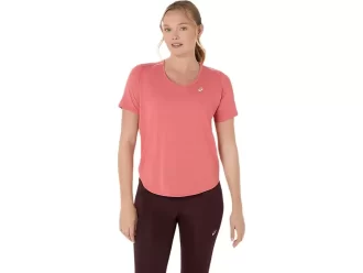 Top s krátkým rukávem a výstřihem do V