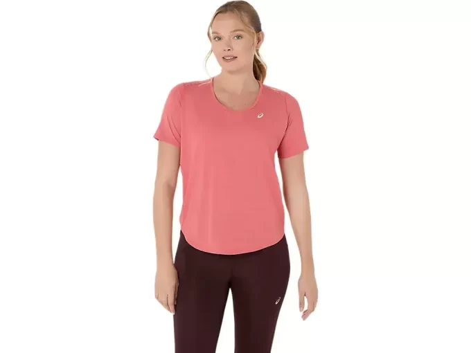 Top s krátkým rukávem a výstřihem do V