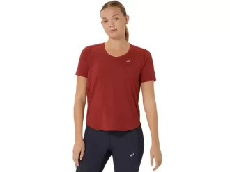 Top s krátkým rukávem a výstřihem do V