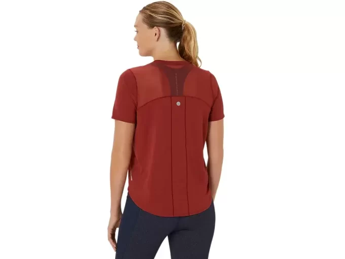 Top s krátkým rukávem a výstřihem do V