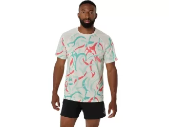 Top s krátkým rukávem s potiskem Road