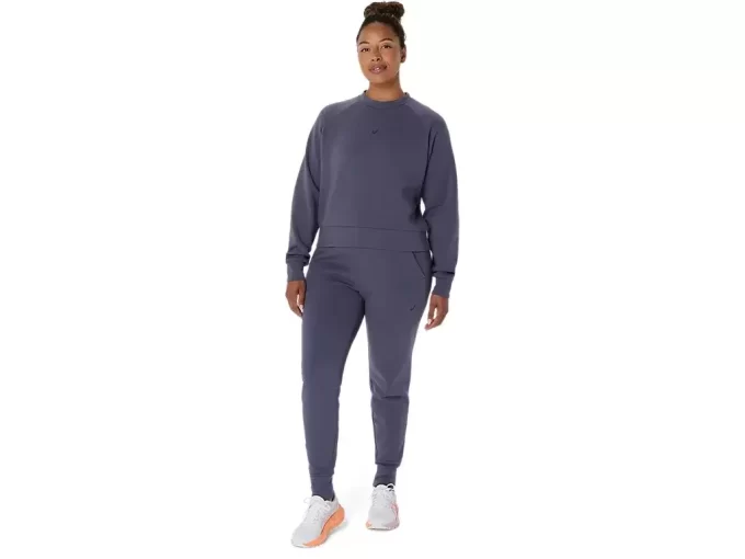 Top s kulatým výstřihem a pleteninou pro mobilitu