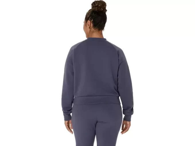 Top s kulatým výstřihem a pleteninou pro mobilitu