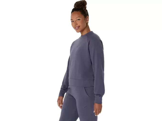 Top s kulatým výstřihem a pleteninou pro mobilitu