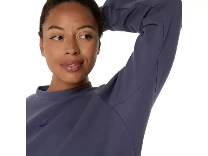 Top s kulatým výstřihem a pleteninou pro mobilitu