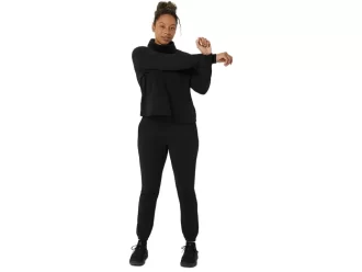 Top s vysokým výstřihem z francouzského froté