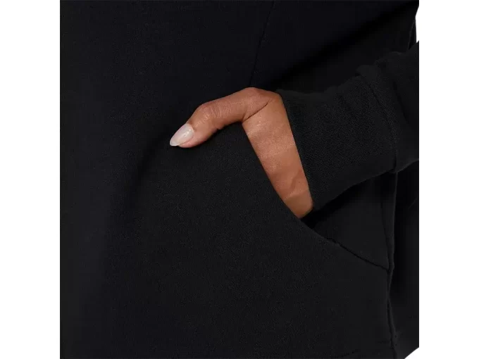 Top s vysokým výstřihem z francouzského froté