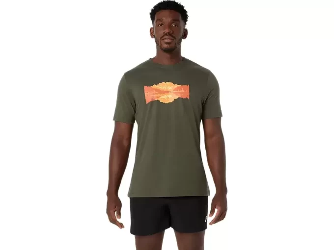 Tričko s motivem zrcadlového klidu