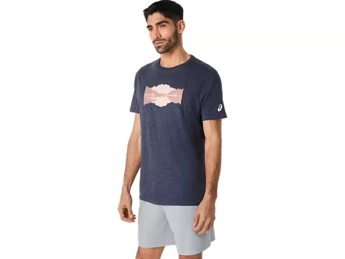 Tričko s motivem zrcadlového klidu