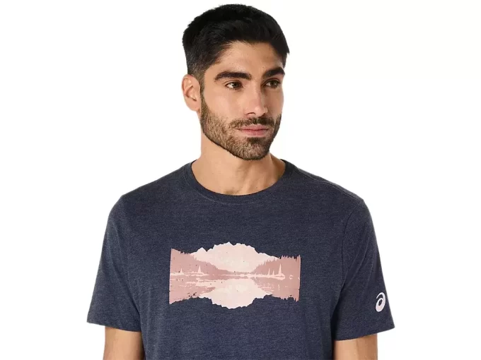 Tričko s motivem zrcadlového klidu