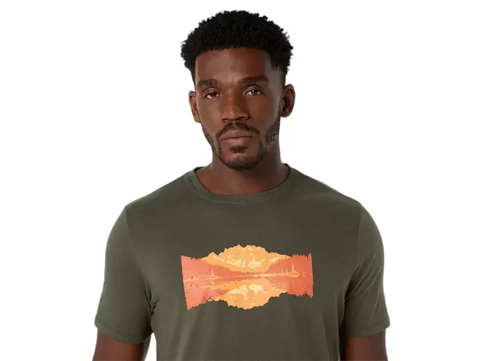 Tričko s motivem zrcadlového klidu