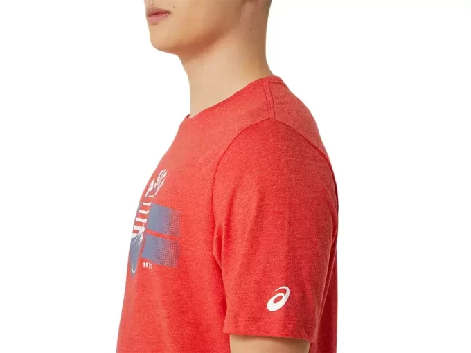 UNISEXOVÉ TRIČKO ASICS MOUNTAIN TEE, ZALOŽENÉ V ROCE 1977