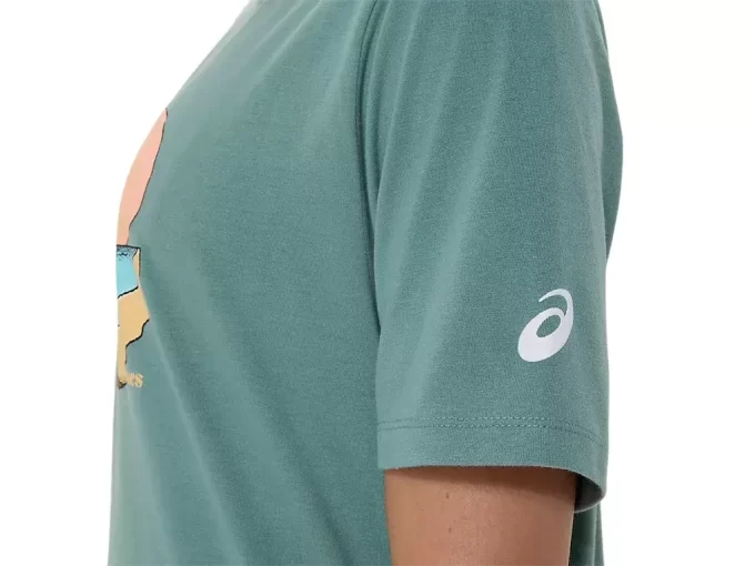 UNISEXOVÉ TRIČKO S KRÁTKÝM RUKÁVEM ASICS PALM IN THE SUN