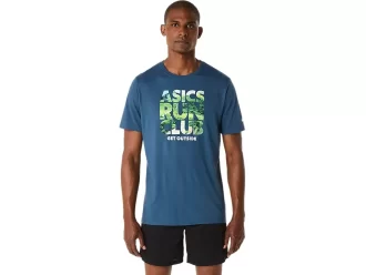 UNISEXOVÉ TRIČKO S KRÁTKÝM RUKÁVEM ASICS RUN OUTSICS CLUB
