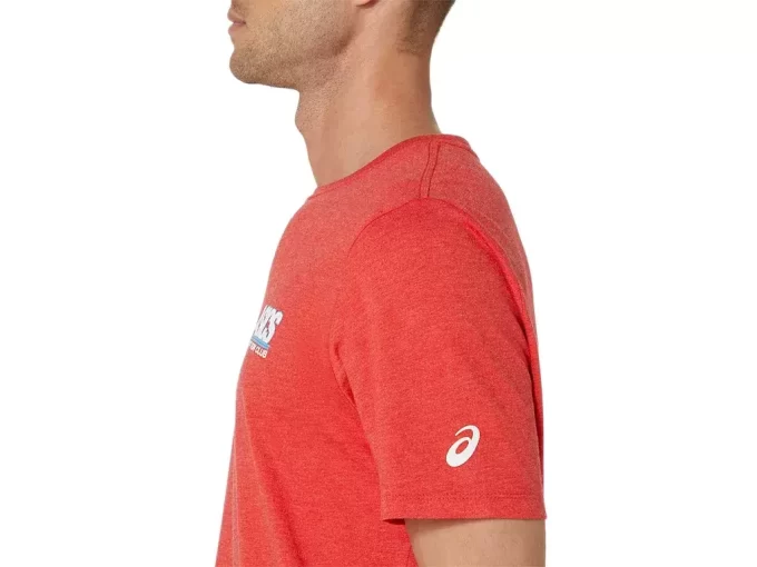 UNISEXOVÉ TRIČKO S KRÁTKÝM RUKÁVEM ASICS SMSB 1977 RUN CLUB